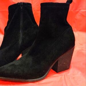 SOUL Naturalizer Black Suede Melody Boots
